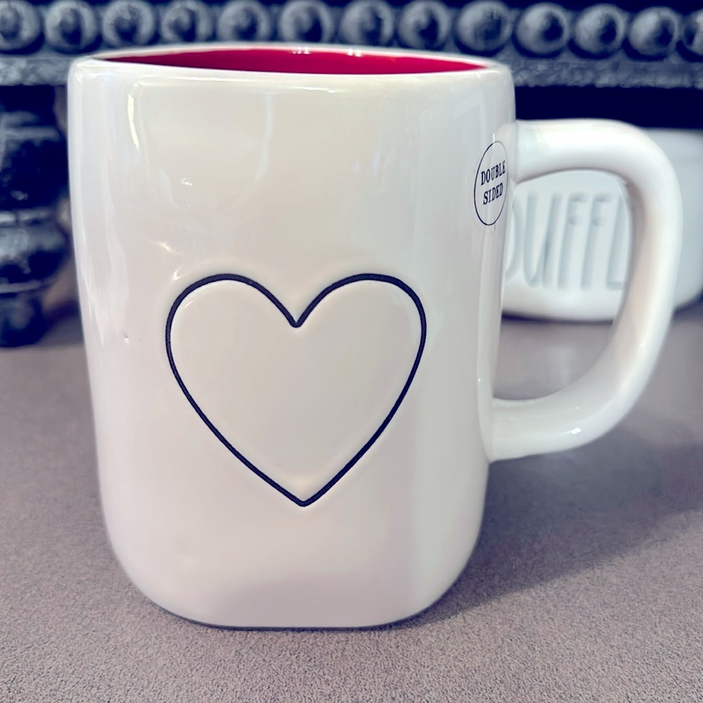 Rae Dunn 🖤 heart mug, NWT!